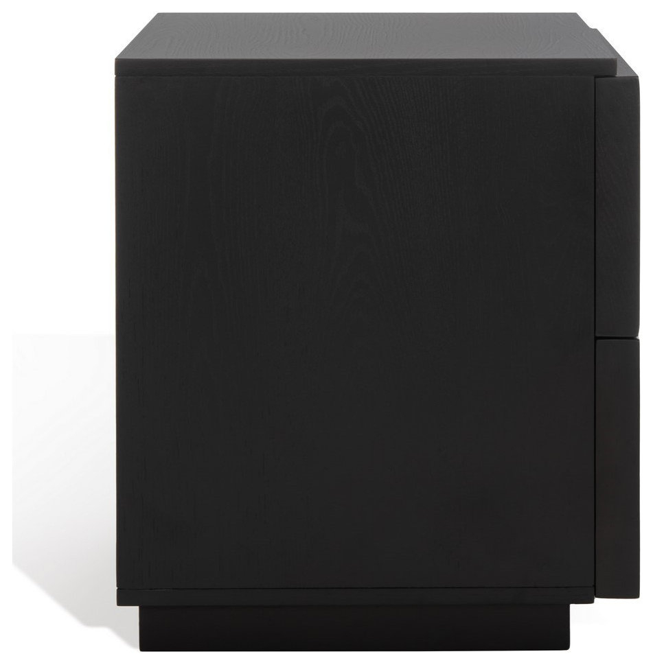 Safavieh Couture Zeus 2 Drawer Nightstand, #N/A - Transitional ... with regard to Safavieh Couture Haydriana 1 Drawer Wood Nightstand, Black