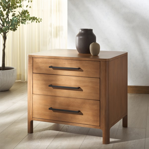 Sfv7718A - Safavieh inside Exploring the design elements of the Safavieh Couture Abbiava 3 drawer nightstand