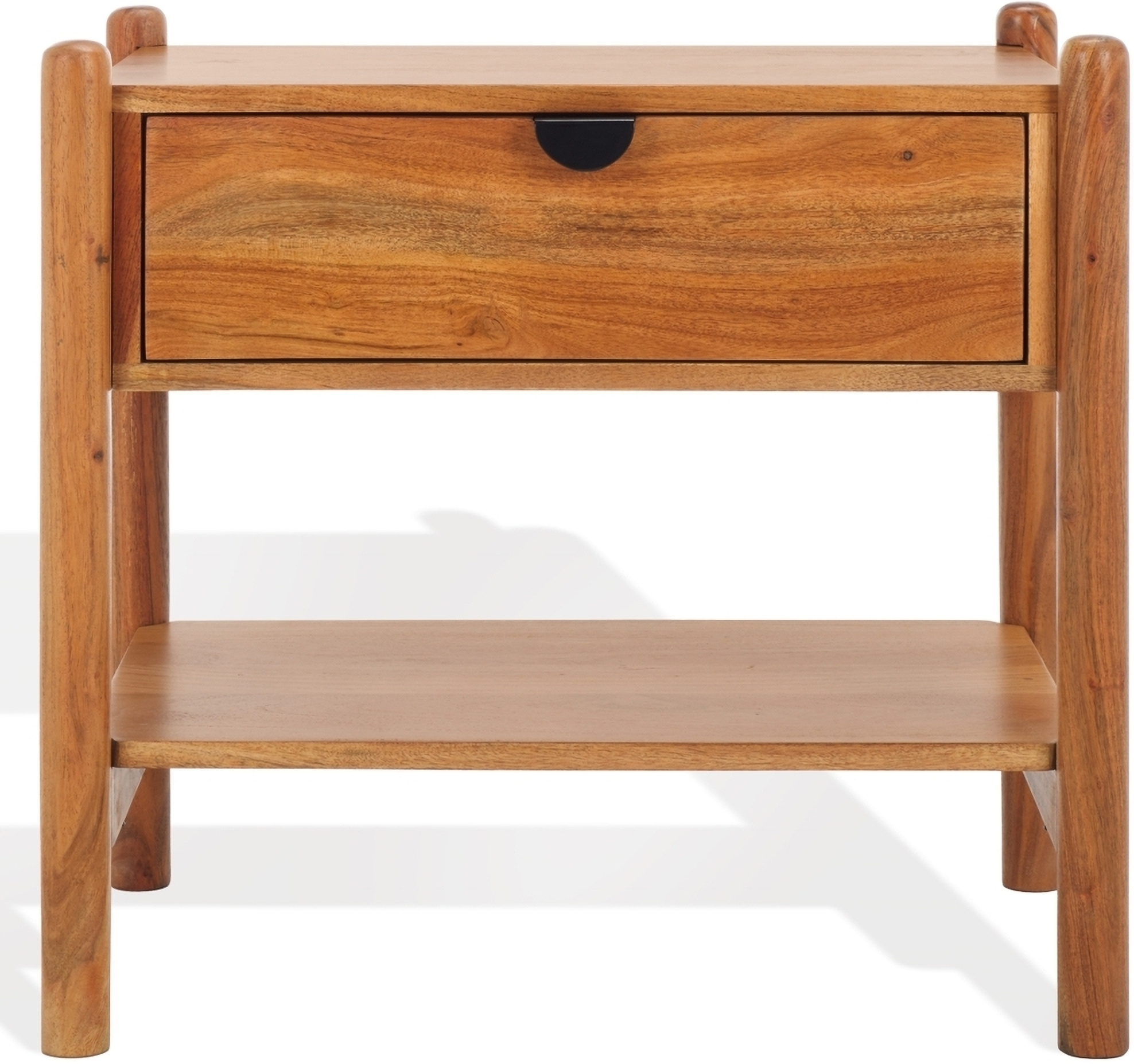 Shanti 1 Drawer Wood Nightstand In Natural And Gold By Safavieh Couture ... with regard to Safavieh Couture Darnell 1 Drawer Nightstand, Natural