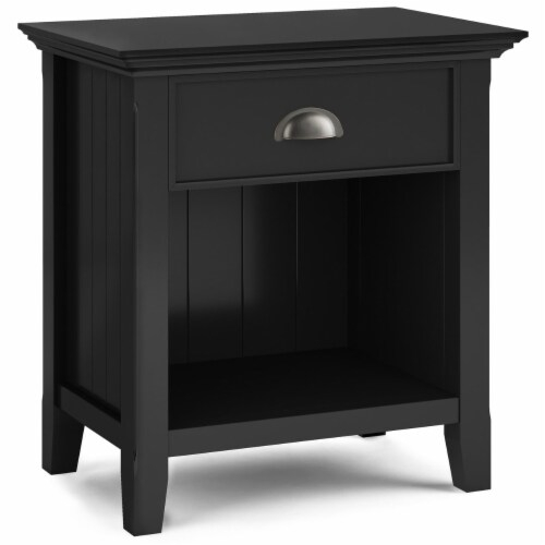 Simpli Home Acadian Night Stand Black, 1.5" Top - Kroger intended for Chinese Black One Drawer Simple End Table Nightstand Hcs7426