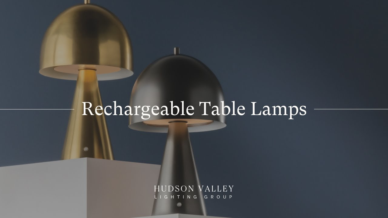 The Fall 2024 Hudson Valley Lighting Collection | Rechargeable Table ... with regard to Exploring the Features That Make Hudson Valley Lighting Cashel a Favorite