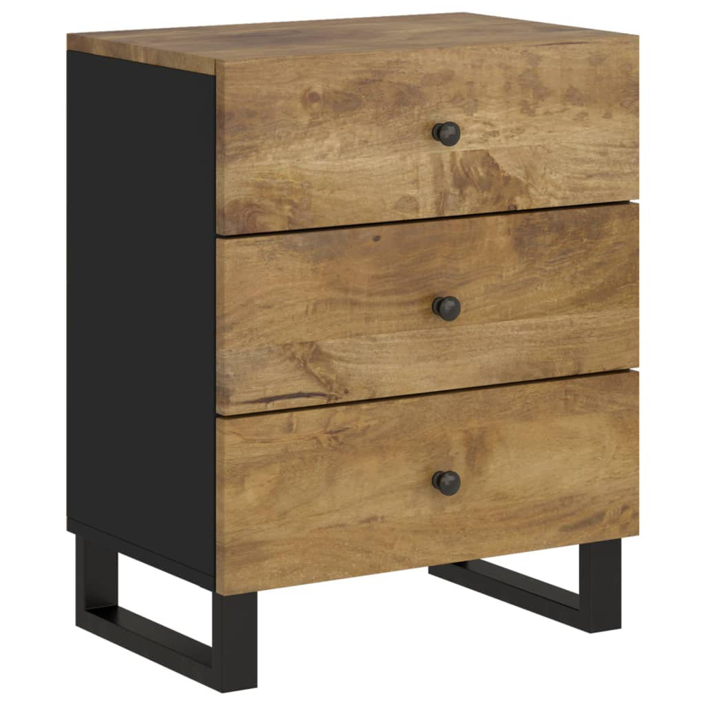 Vidaxl Alberta Vidaxl Cabinet Accent Nightstand End Table With Storage ... regarding Vidaxl Cabinet Accent End Table For Bedroom Living Room Solid Reclaimed Wood