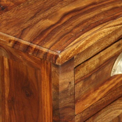 Vidaxl Bedside Cabinet 15.7 X11.8 X19.7 Solid Sheesham Wood, 1 Pcs ... with Vidaxl Solid Sheesham Wood Bedside Cabinet Nightstand Furniture Side Table