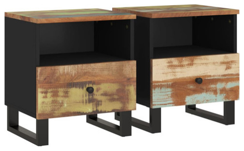 Vidaxl Cabinet Accent Nightstand End Table Solid Wood Mango And ... intended for Vidaxl Cabinet Bedside Table Filing Cabinet Solid Reclaimed Wood And Steel