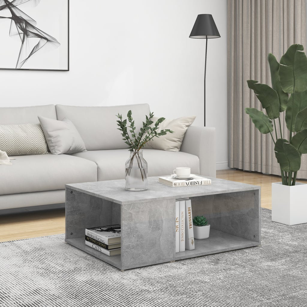 Vidaxl Coffee Table Center Accent Table Living Room Furniture ... regarding Vidaxl Cabinet Storage Side End Table For Living Room Gray Solid Wood Acacia