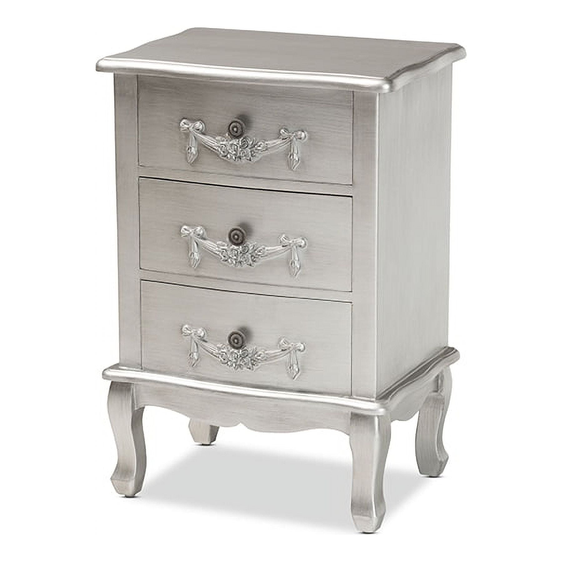 Wholesale Interiors Baxton Studio Callen Classic And Traditional ... with Callen Classic And Traditional White Finished Wood 3-Drawer Nightstand