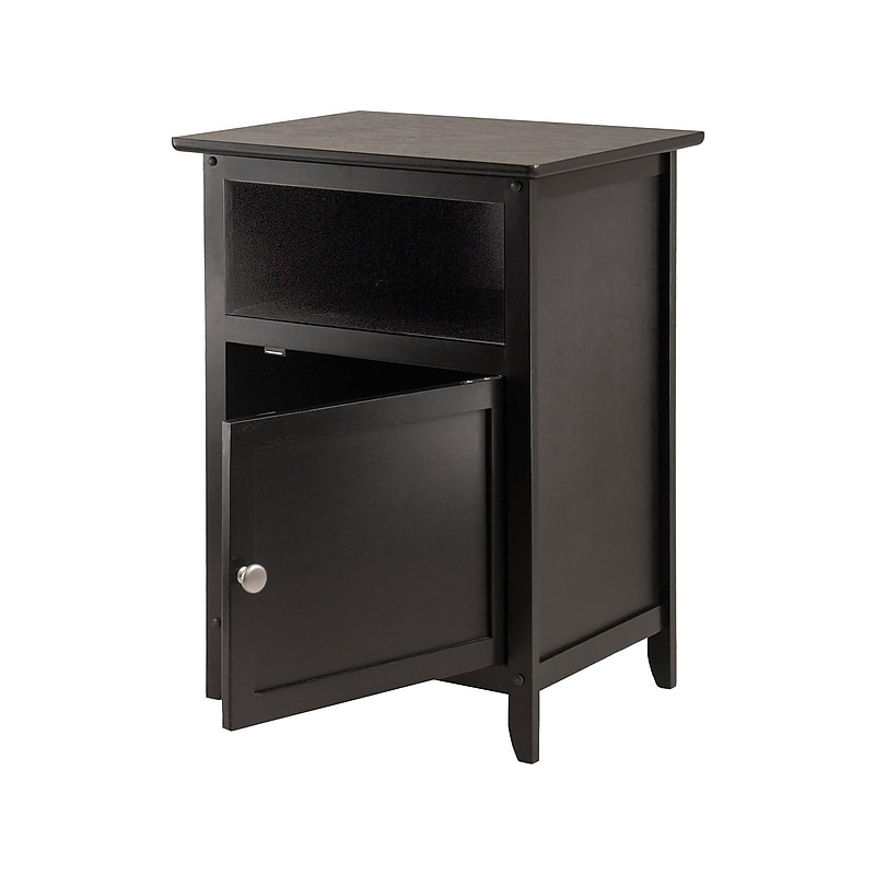 Winsome Henry 18.9"W X 14.96"D End Table, Black (20115) Image 1 in The Art of Blending Traditional and Modern Elements