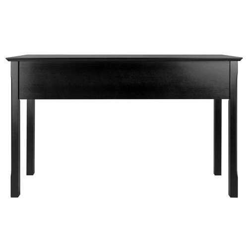 Winsome Timber Transitional Solid Wood Console Table In Black | Ebay with The Art of Blending Traditional and Modern Elements