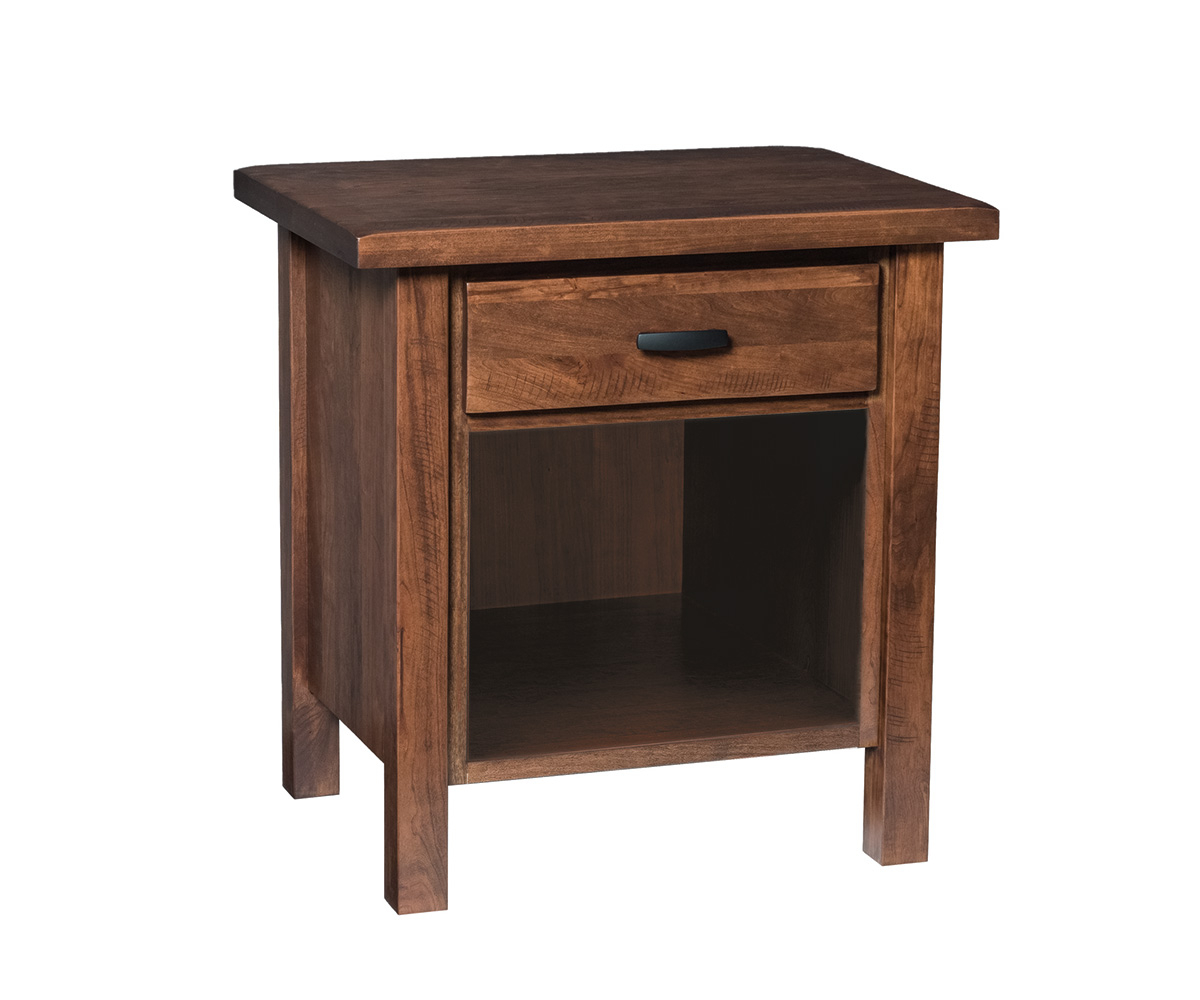 Wood Nightstand One Drawer At Jackie Proctor Blog within Understanding the Durability Factors of Wood Nightstands in Modern Bedroom Design