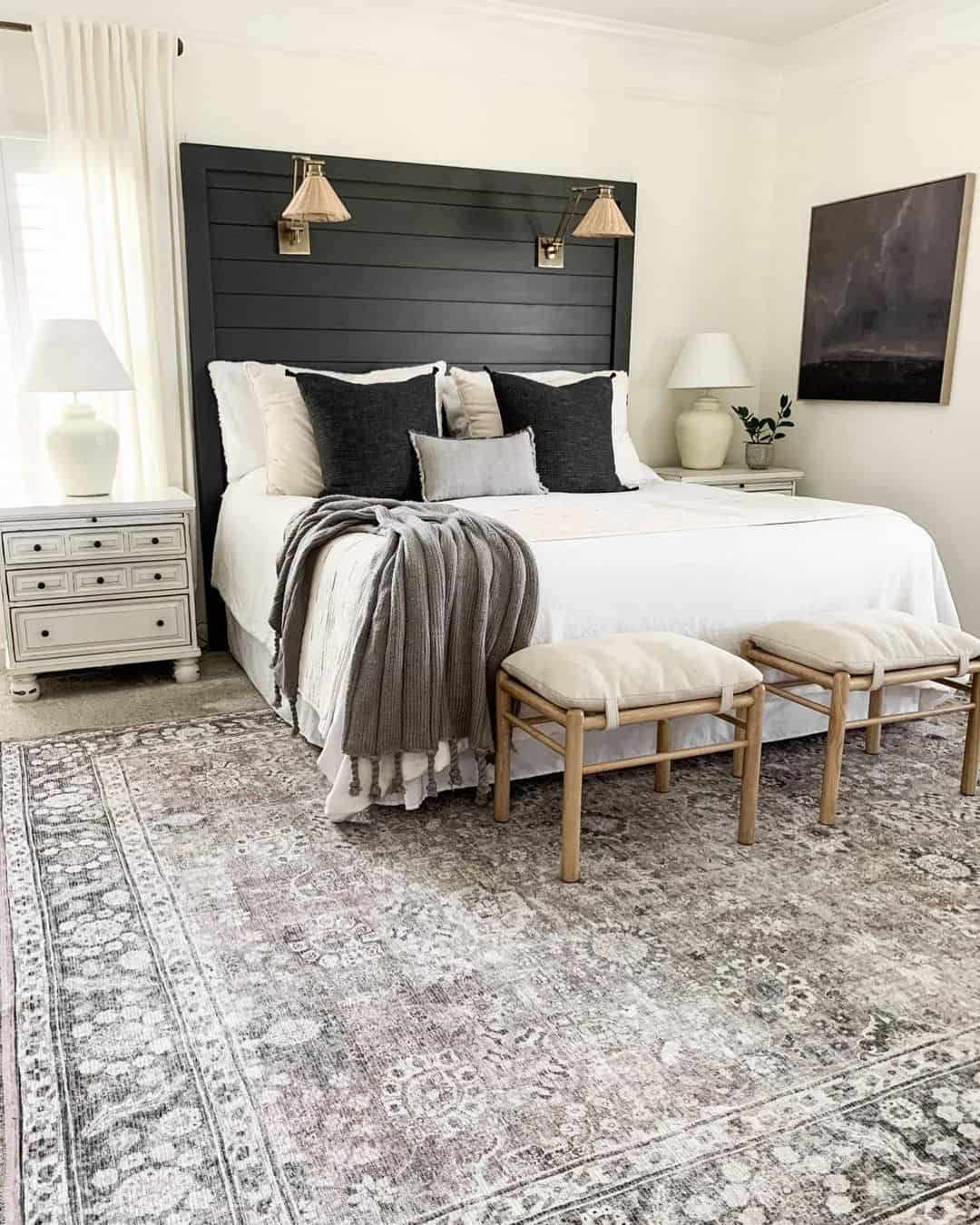 35 Impressive Rug Under Bed Ideas To Transform A Bedroom pertaining to Rug Placement Secrets That Transform Your Bedroom Space