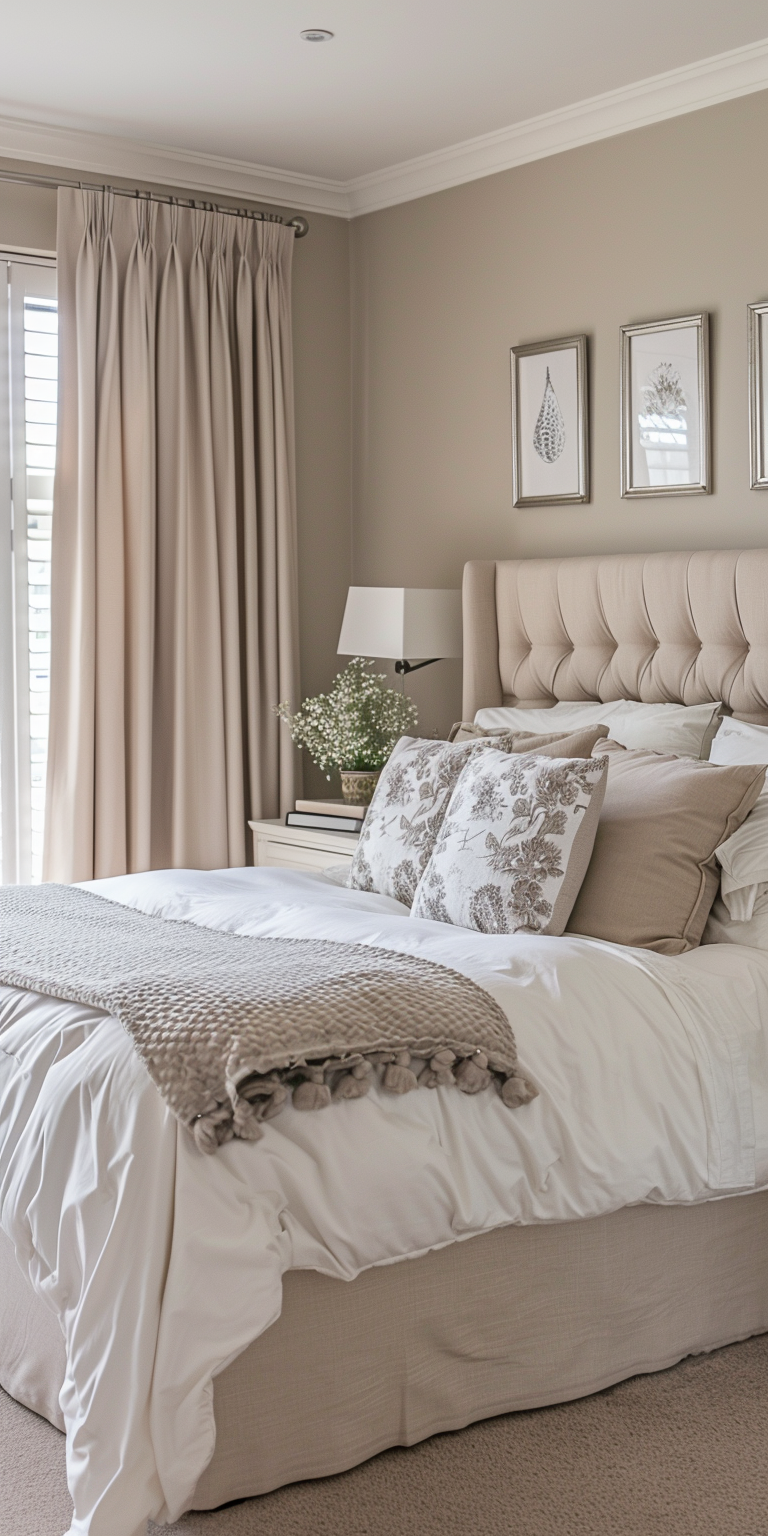 50+ Beige Bedroom Ideas For A Modern And Aesthetic Home ... in The ultimate guide to achieving peaceful sleep in neutral bedroom spaces