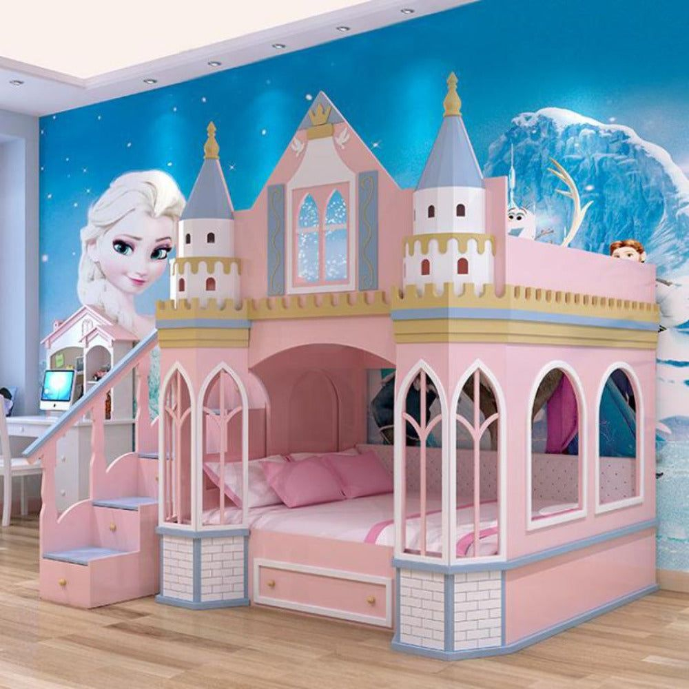 A Princess Bed With A Slide At Karen Medina Blog intended for The ultimate guide to bedroom transformation through princess bunk beds with slides