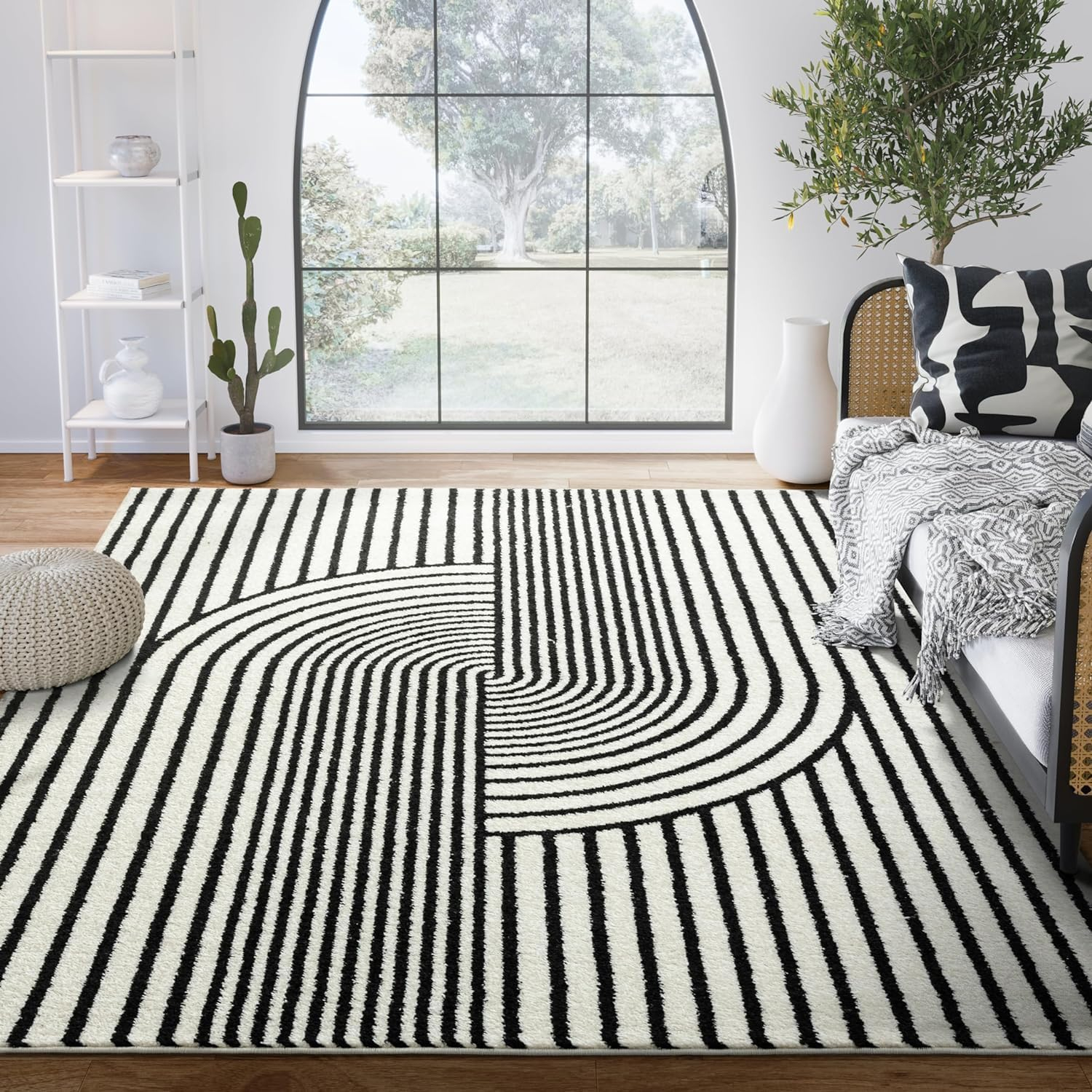 Understanding the timeless appeal of black and white bedroom rugs