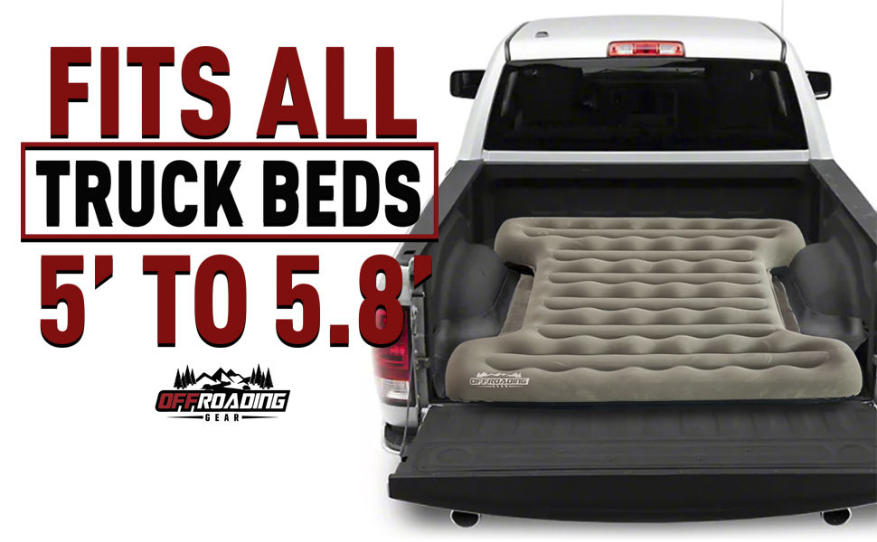 Amazon.com: Truck Bed Inflatable Air Mattress, 5.5 Ft To 5.8 Ft Box ... with regard to Inflatable Mattress For Truck Bed