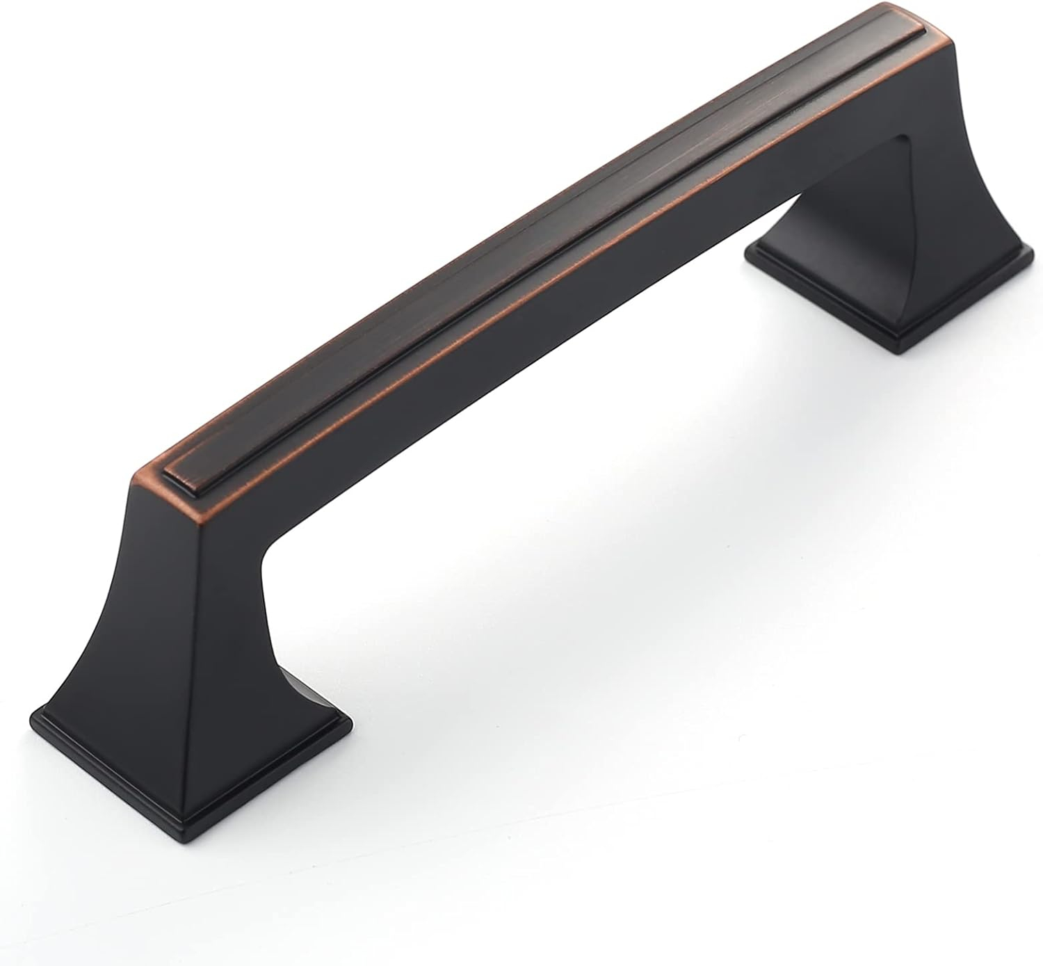 Amerdeco 10 Pack Oil Rubbed Bronze Cabinet Pulls 3-3/4 Inch(96Mm) Hole ... within Oil Rubbed Bronze Cabinet Handles
