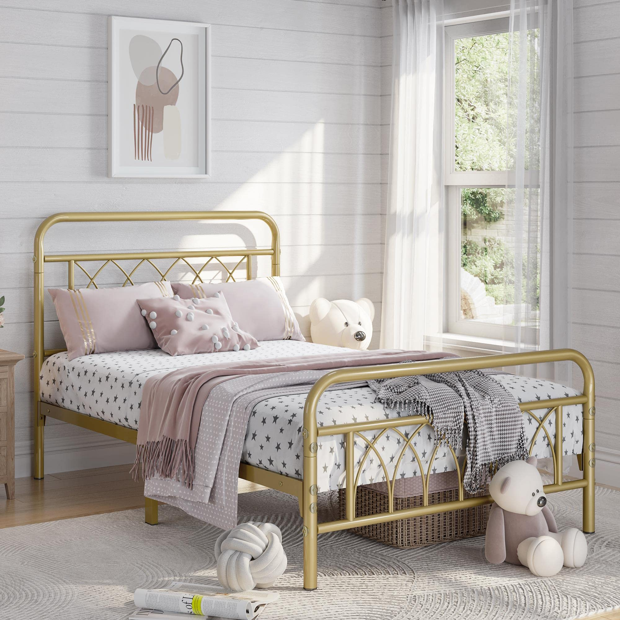 Antique Twin Metal Bed Frame At Tyler Aikenhead Blog for The evolution of metal bed frames from mid-century design