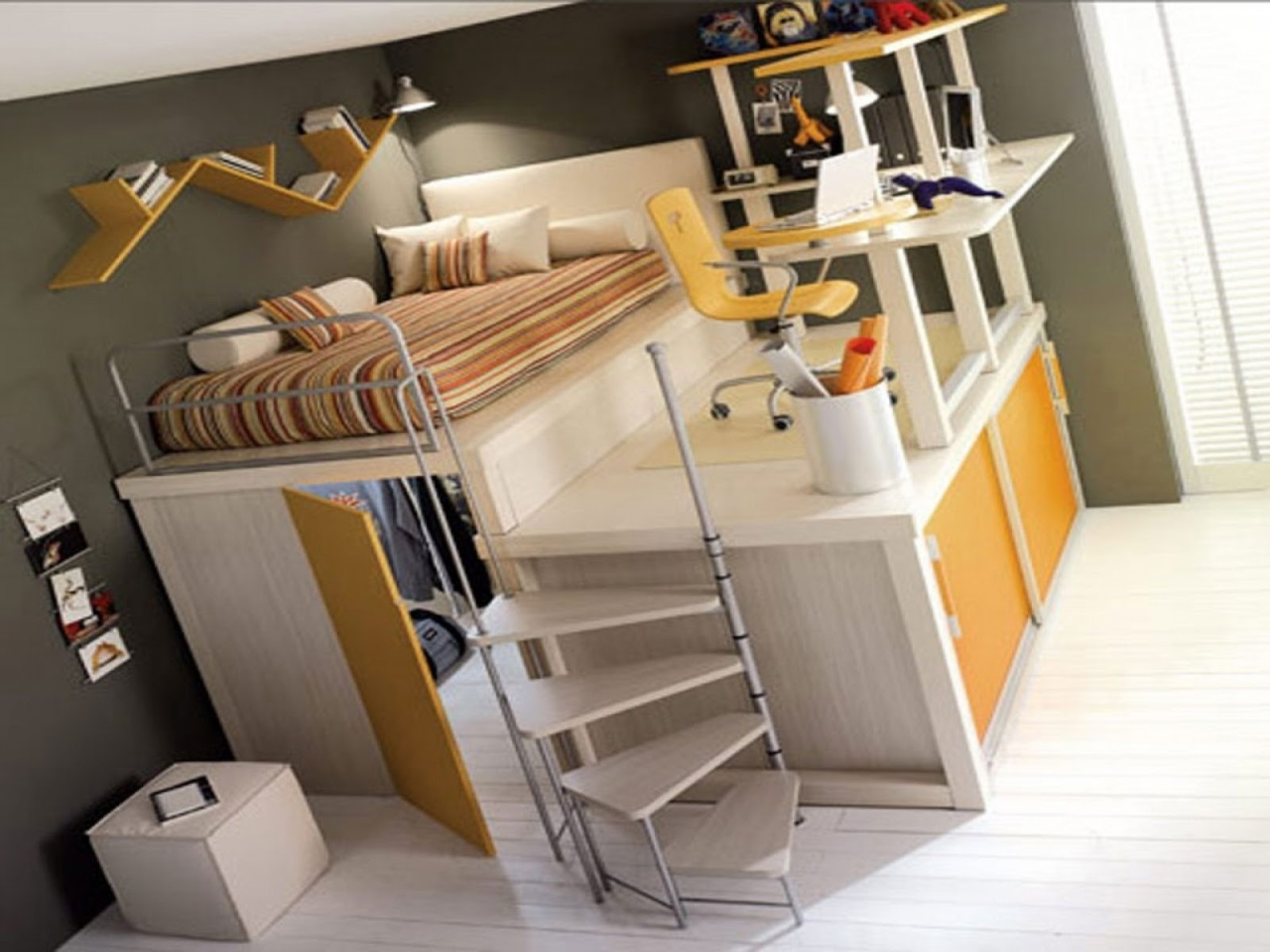 Bed With Desk Underneath And Slide At Gabriel Basser Blog for Beds With A Desk Under