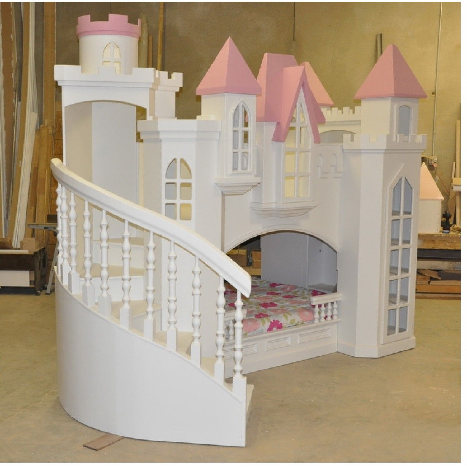 Braun Castle Bunk Bed A Perfect Princess Castle Bed For Your Home – Artofit with Princess Bunk Bed With Slide