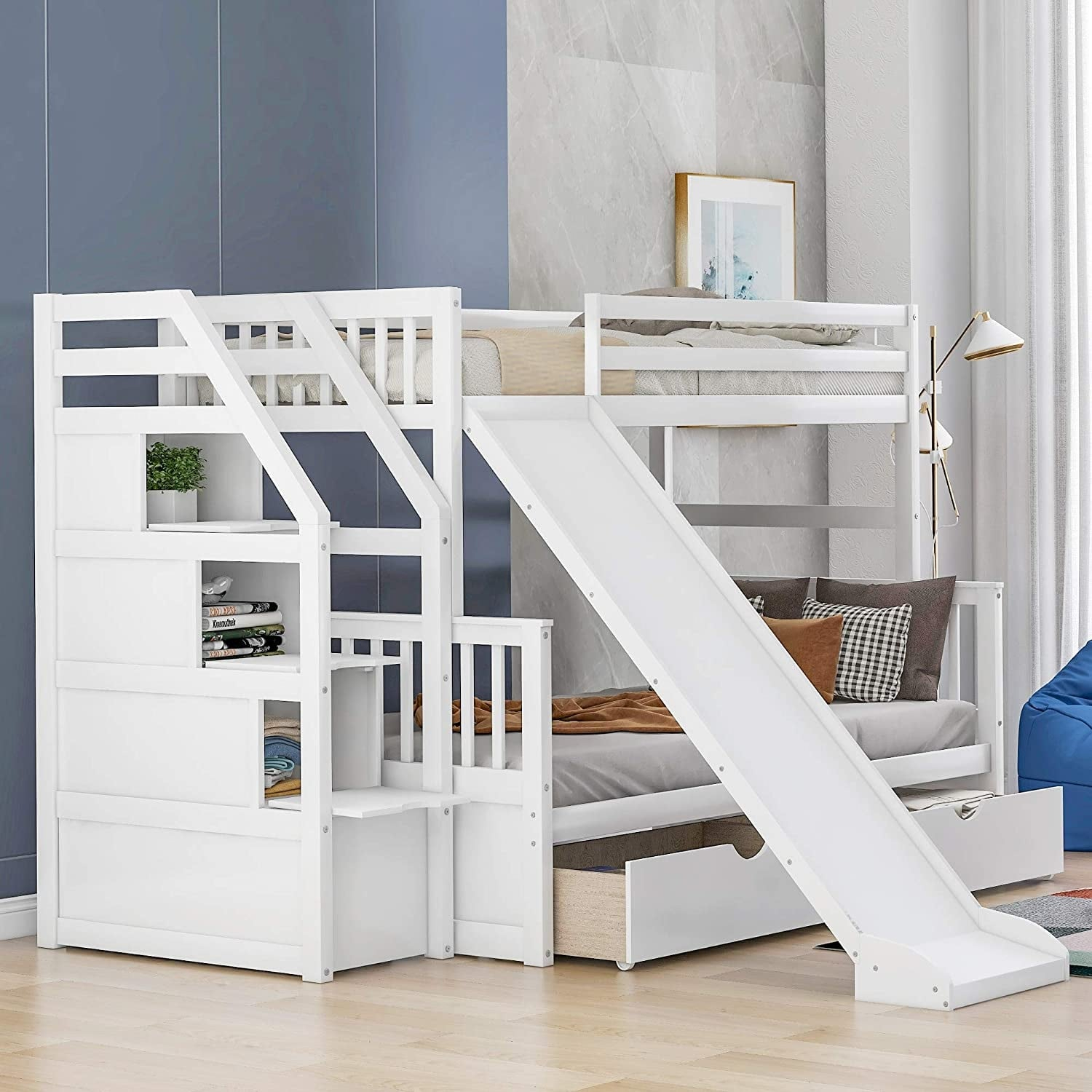 Bunk Bed With Slide | Foter with regard to Full Bunk Bed With Slide