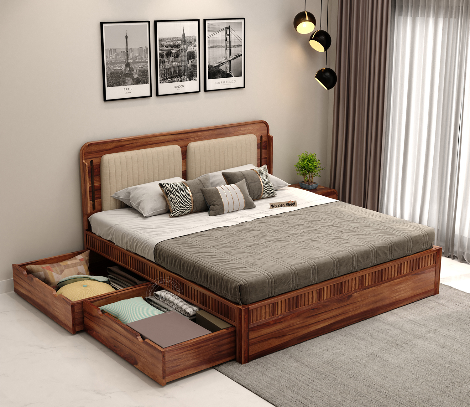How to Choose the Right Wooden King Size Bed With Storage for Your Home