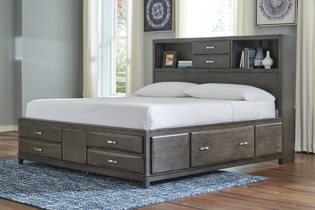 Caitbrook Queen Storage Bed With 8 Drawers Reviews - Hanaposy for How to Choose the Perfect Queen Storage Bed Set That Maximizes Your Bedroom