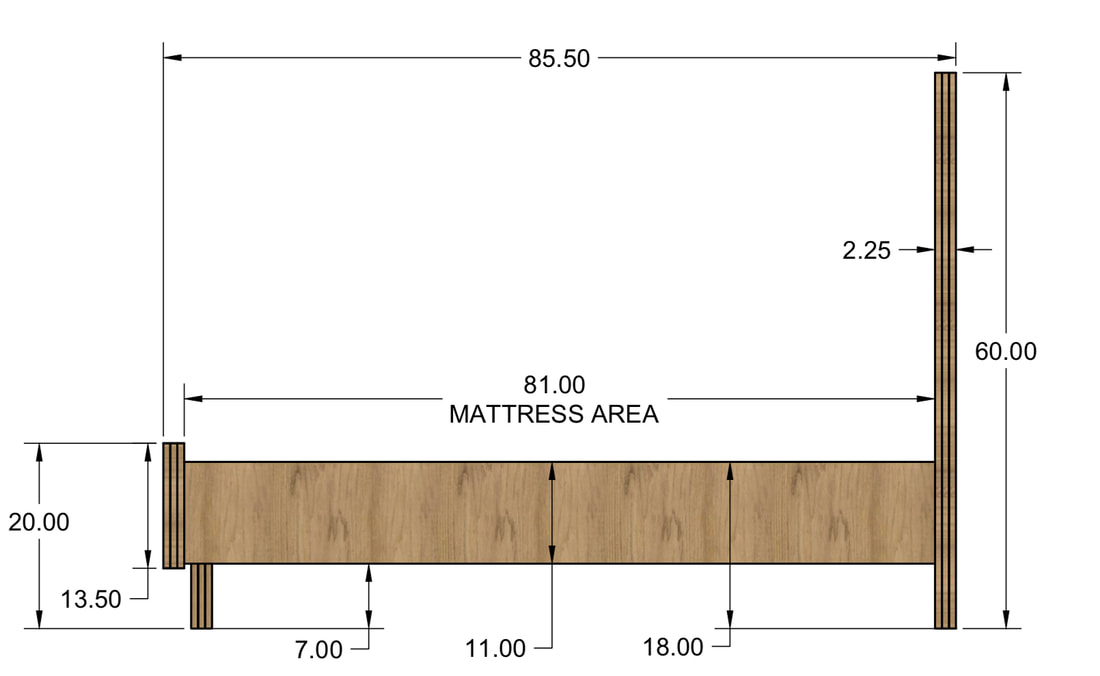 Diy West Elm Alexa Bed Modern Rustic King Size Bed Frame Build Plans ... inside King Bed Frame Size Breakdown for Smart Bedroom Planning