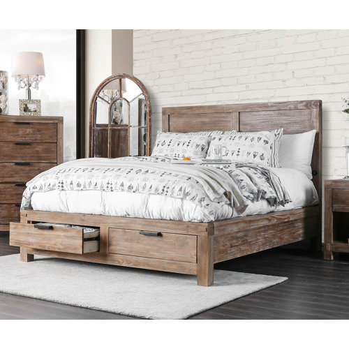 Farmhouse & Rustic California King Beds | Birch Lane with Rustic California King Bed Frame