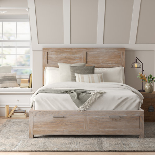 Farmhouse & Rustic California King Beds | Classic Styles | Birch Lane within Maintaining your rustic california king bed frame for decades of use