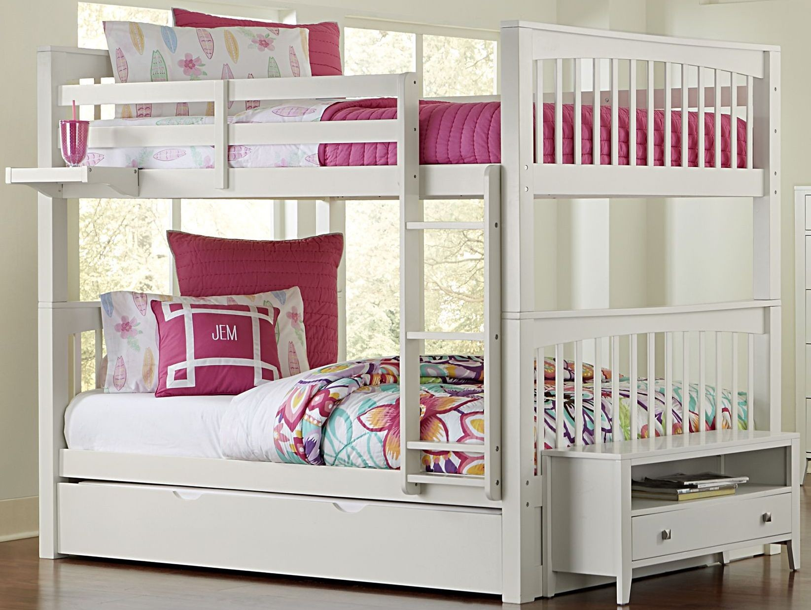Full Over Full Bunk Beds Bobs Furniture At Michael Carandini Blog in White Full Over Full Bunk Beds