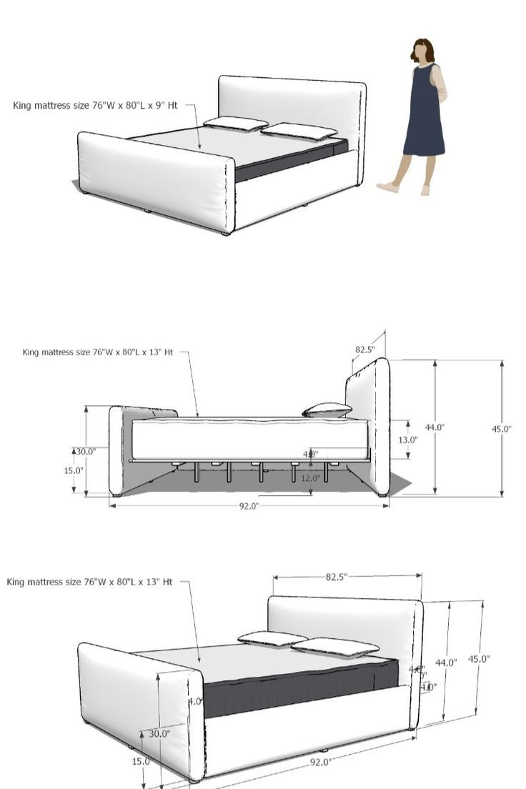 Headboard Sizes Chart And Dimensions Guide – Artofit throughout Width Of A King Bed Headboard
