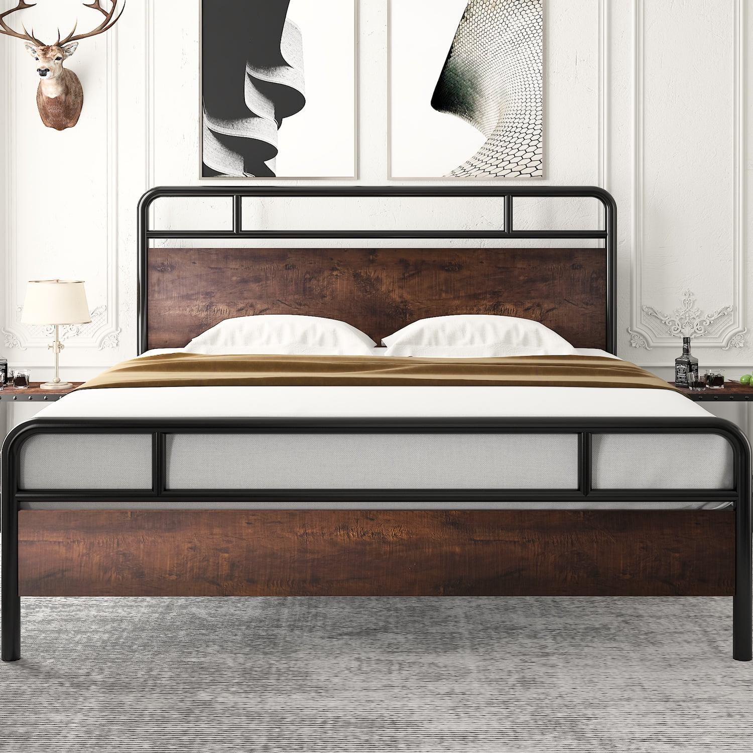 Heavy Duty King Size Platform Bed Frame At Jeremy Burris Blog throughout The anatomy of a heavy duty king bed frame design
