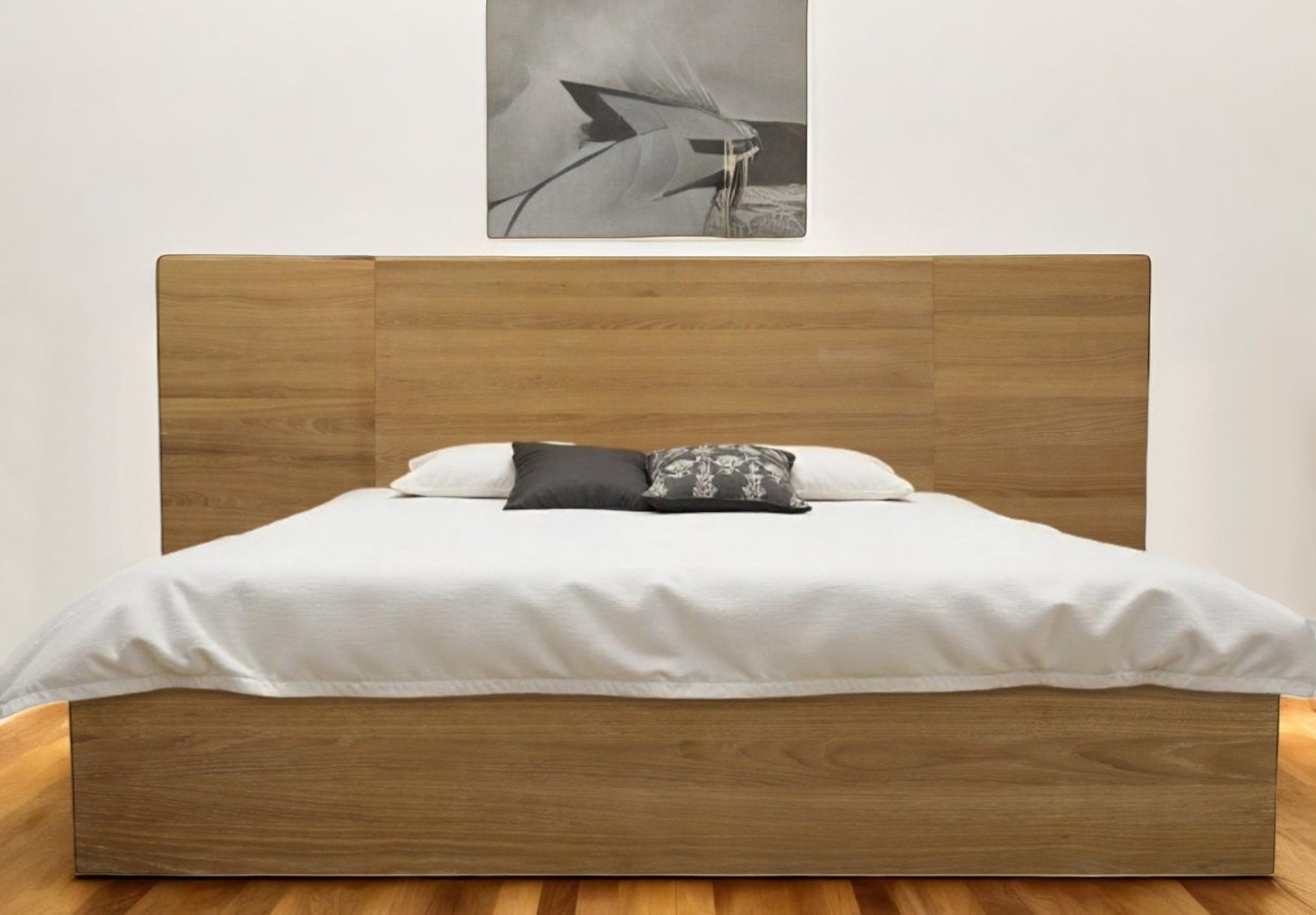 Homeroots Natural Wood California King Bed Frame | Wayfair inside Common Mistakes When Selecting a California King Bed Frame and How to Avoid Them