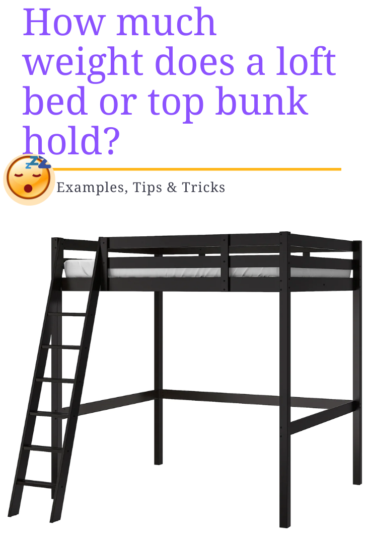 How Much Weight Does A Loft Bed Hold? A Bunk? - Examples, Tips & Tricks ... inside How Much Weight Do Bunk Beds Hold