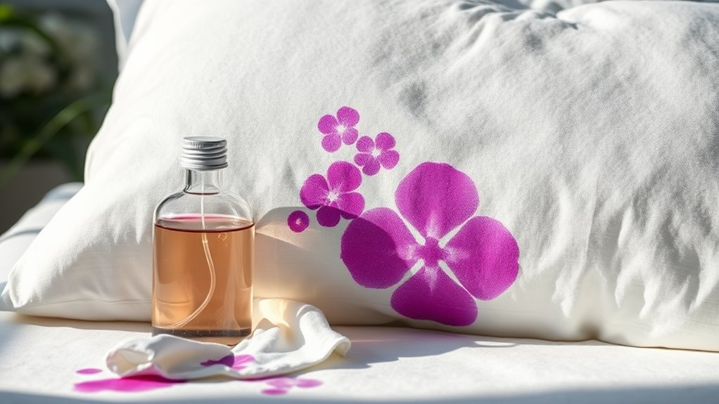 How To Get Rid Of Purple Stains On My Pillow? Natural Solutions To The ... with Why do I keep finding purple spots on my bedding and what can I do about it