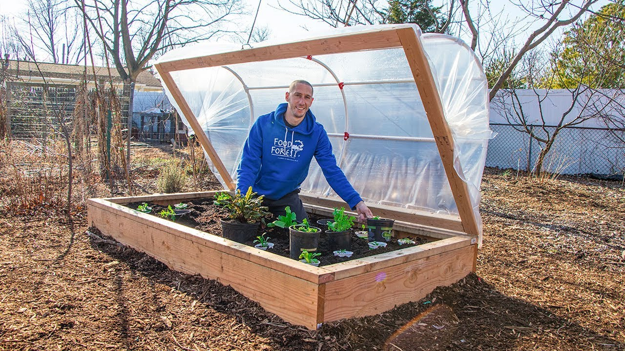 How To Make A Raised Garden Bed Cover With Hinges | 3 Easy Guide inside Greenhouse Covers For Raised Beds