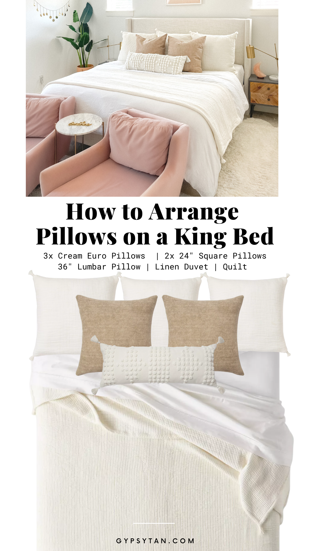 How To Set Up Euro Pillows On Bed At Patrick Purcell Blog with regard to How to Choose the Right Euro Sham for Your King Size Bed Setup