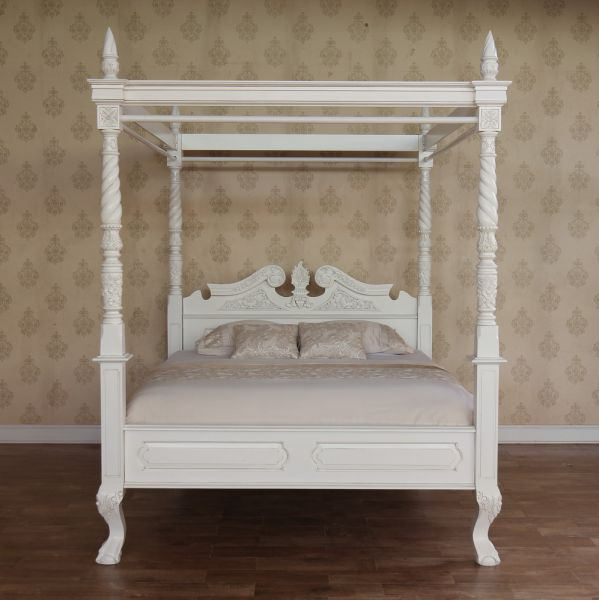 Mahogany Four Poster Canopy Bed B021P for Four Poster Bed With Canopy