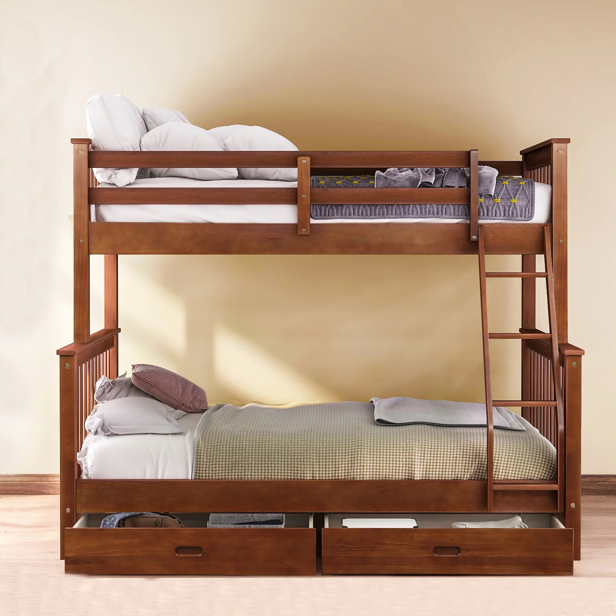 Maximizing Bedroom Space With Bunk Beds With Storage Drawers - Home ... in Bunk Beds With Storage Drawers