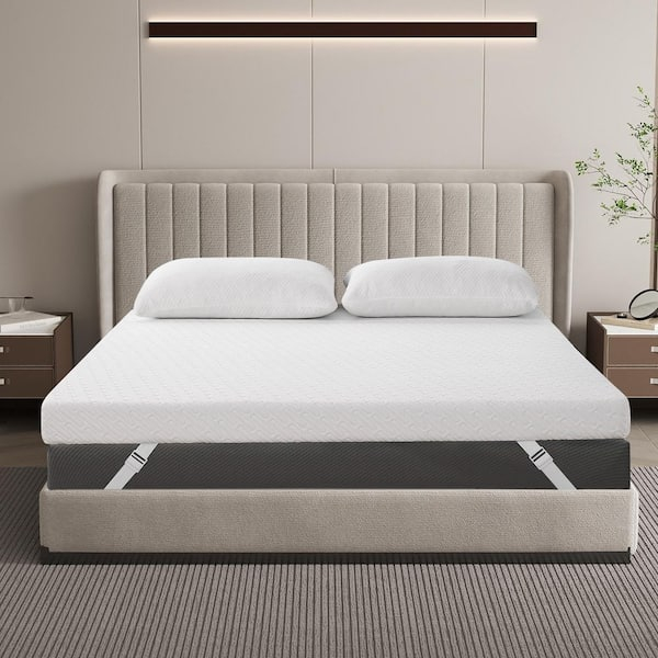 Memory Foam - King - Mattress Toppers - The Home Depot intended for Comparing top king memory foam mattress protectors for optimal comfort and protection