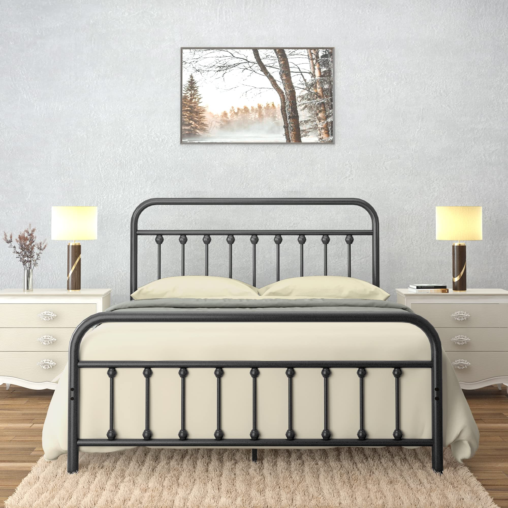Metal Slats Headboard Footboard At Molly Nielsen Blog pertaining to Understanding the structural integrity of metal bed frames
