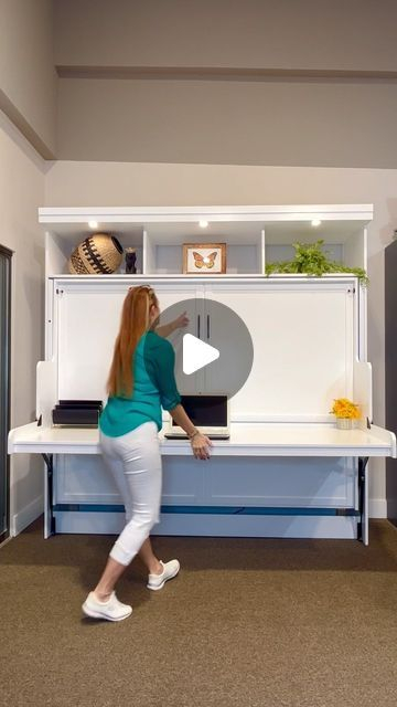 Monarch Murphy Beds On Instagram: "From Desk To Comfortable Queen Bed ... throughout How to Choose the Perfect Murphy Bed with Built-In Workspace