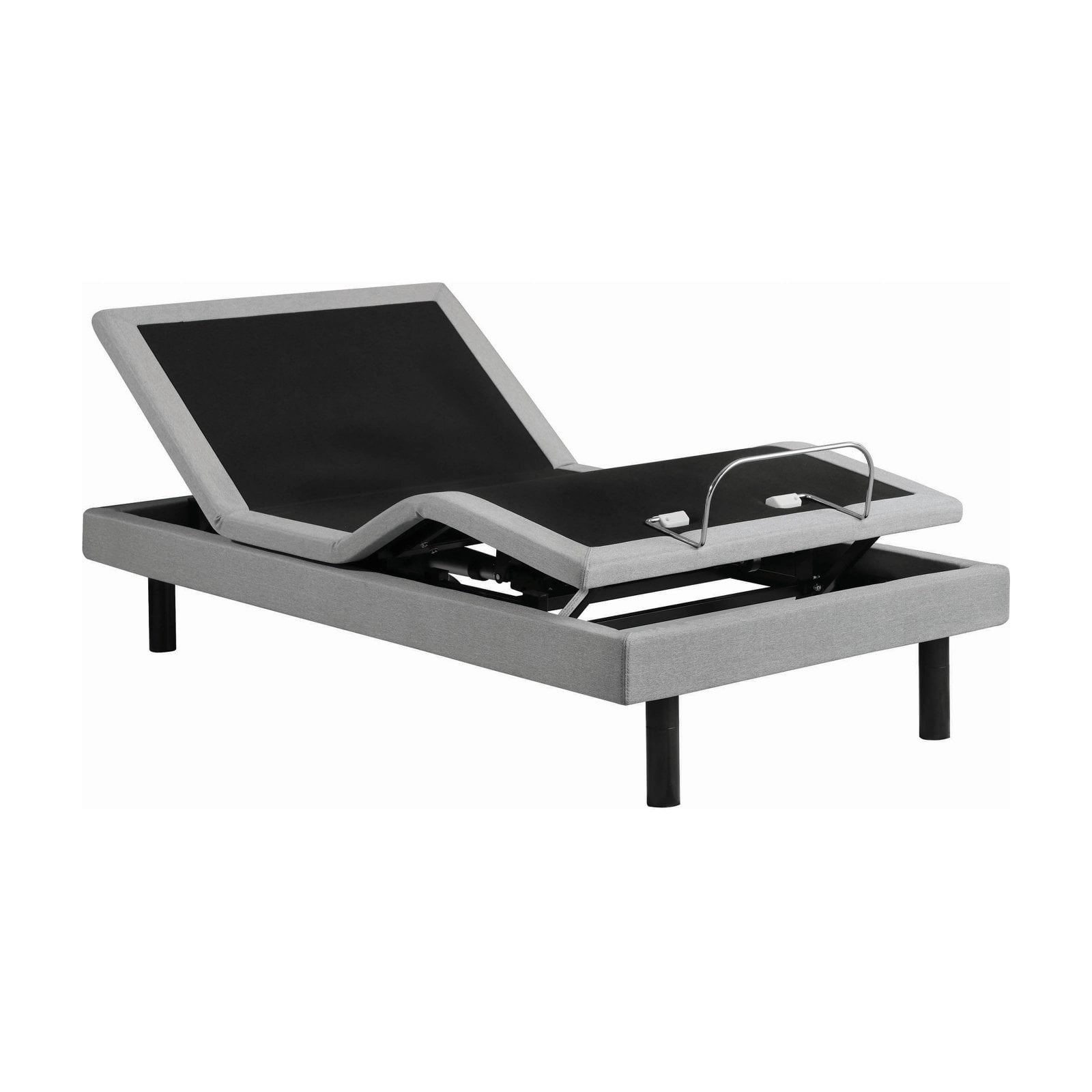 Negan California King Adjustable Bed Base Grey - Walmart.com - Walmart.com throughout Understanding the mechanics behind adjustable california king bed frames