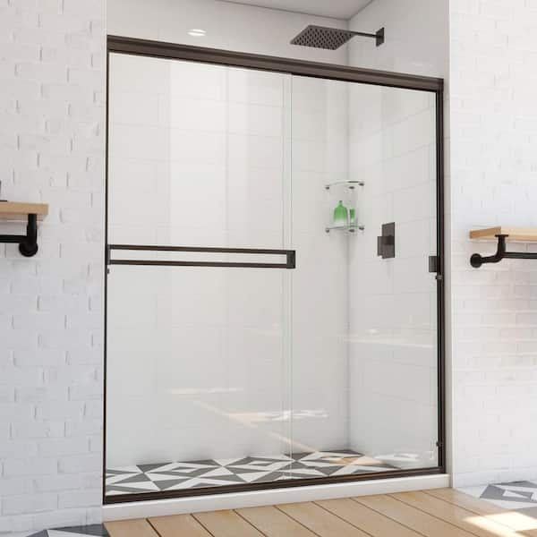 Oil Rubbed Bronze - Shower Doors - The Home Depot in Designing with oil rubbed bronze shower doors modern bathroom trends