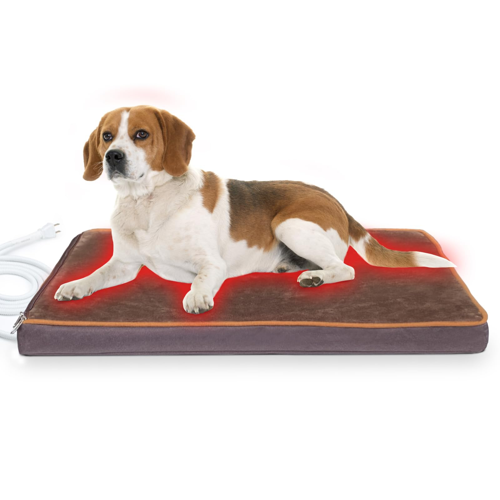 Outdoor Heated Pet Bed For Cats Dog In Winter With Orthopedic Foam Base ... throughout Understanding Canine Temperature Regulation Needs