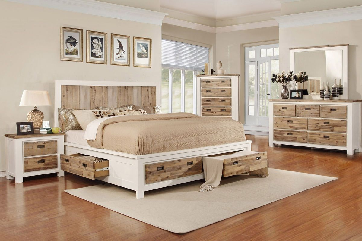 Queen Bedroom Set With Storage Drawers inside Bedroom Sets Queen With Storage