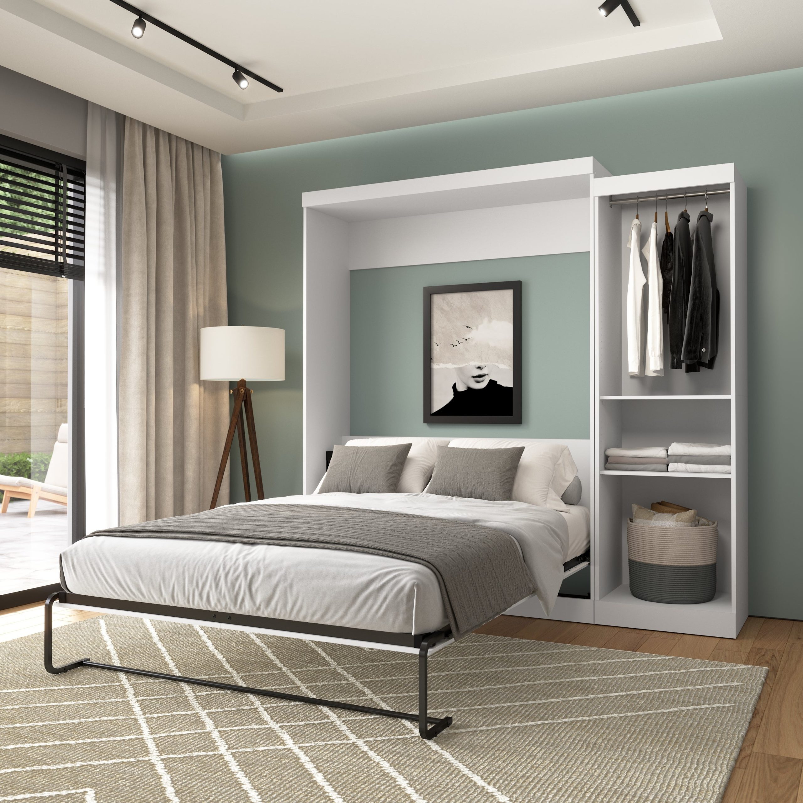 Queen Size Murphy Bed Murphy Beds - Bed Bath & Beyond with regard to Understanding mattress thickness requirements for Murphy beds