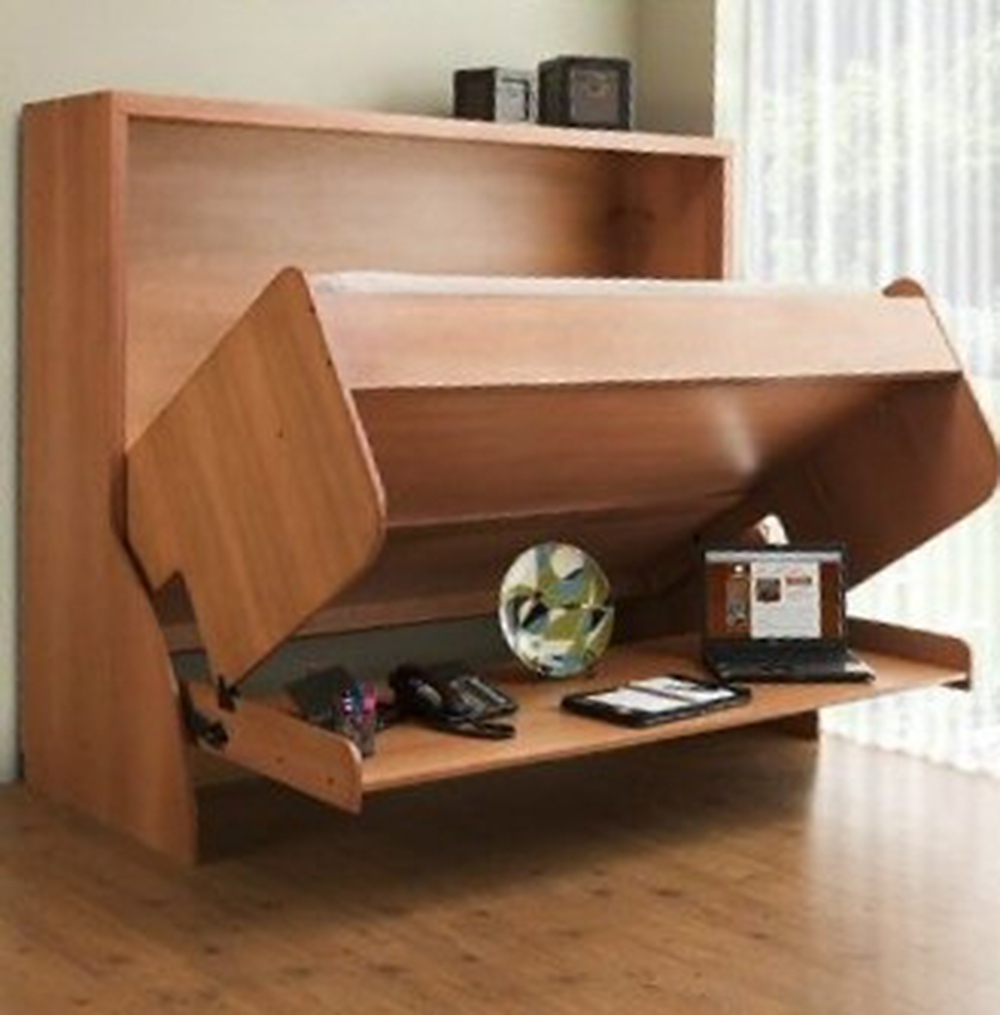 Rockler Introduces Convertible Bed And Desk Kit; New Hiddenbed® Kit ... with Bed That Converts Into A Desk