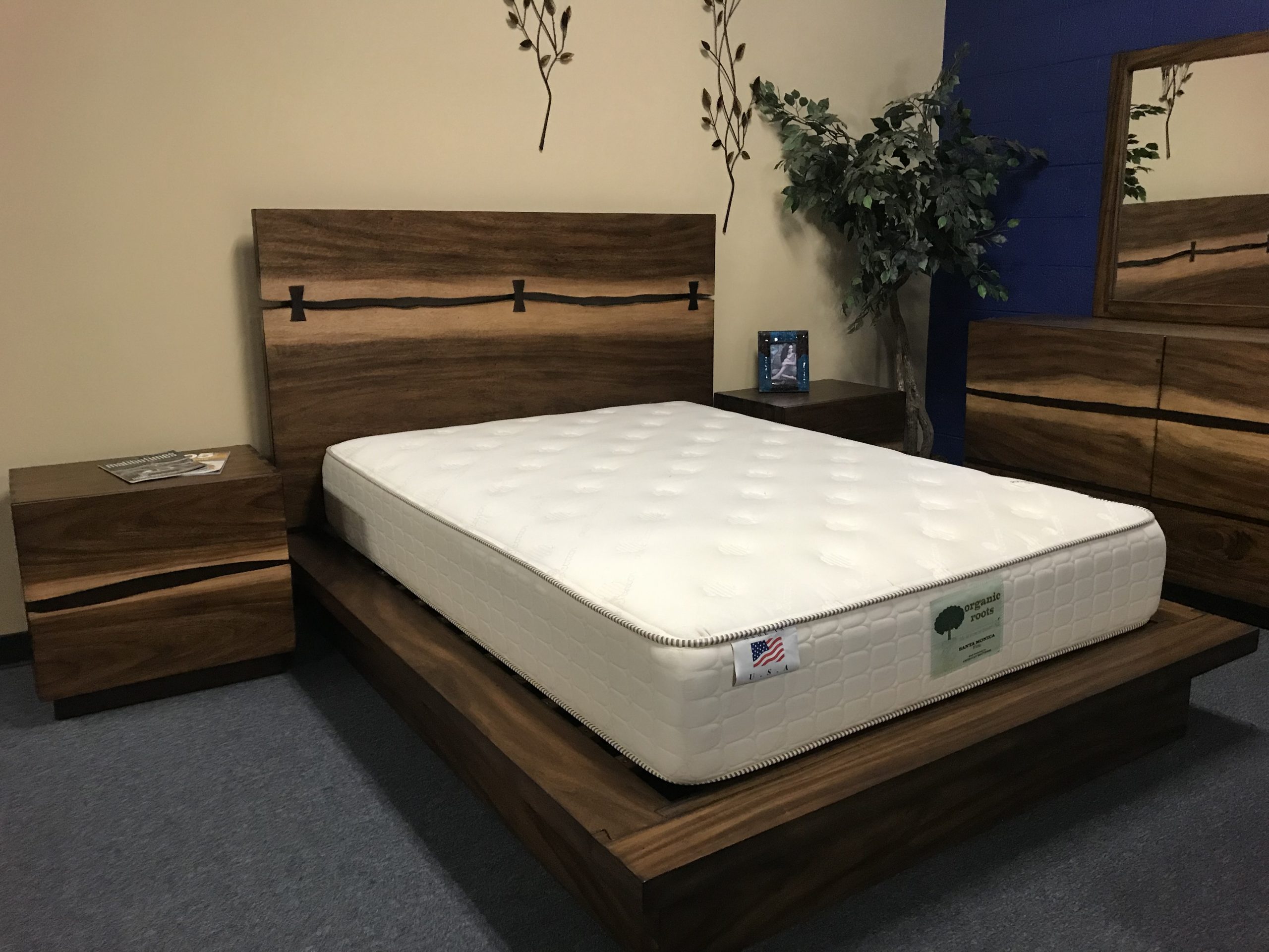 Santa Monica - Extra Firm: Adjustable Base Available - Organic Roots ... with Mattress Home & Style Santa Monica
