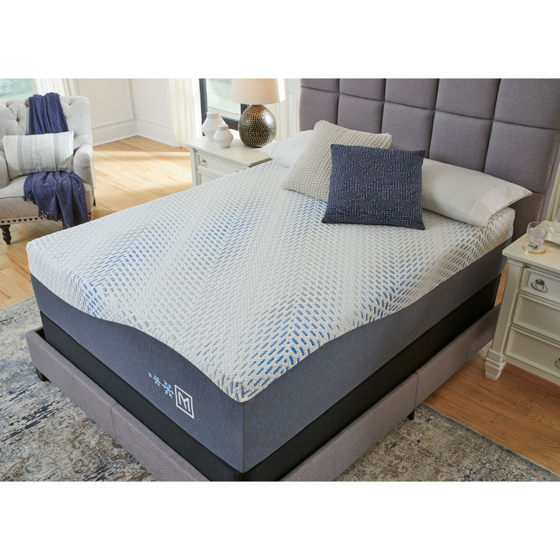 Sierra Sleep By Ashley Millennium Luxury Gel Memory Foam Mattress ... pertaining to Ashley Furniture Mattress Exchange Policy