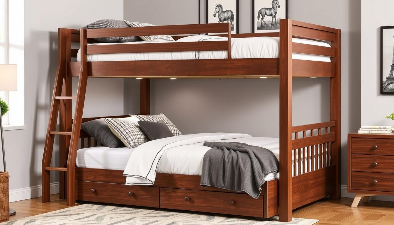 Space-Saving Full Over Queen Bunk Beds: Modern Magic within Bunk Beds With Full Over Full